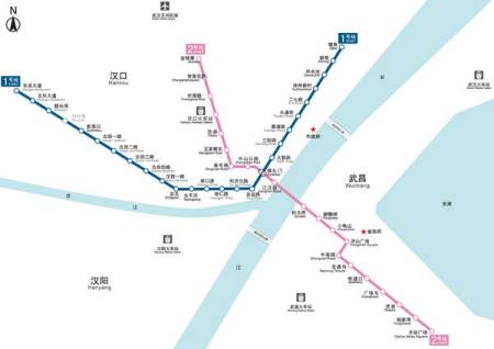 武汉地铁1号线线路图 武汉地铁线路图